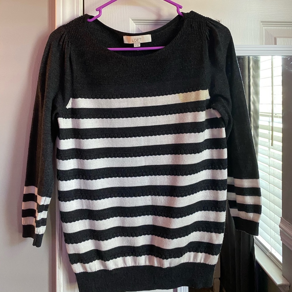 Striped Loft sweater